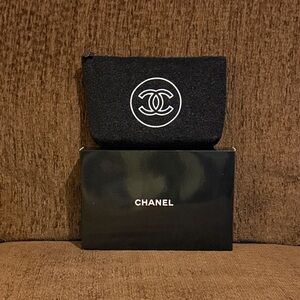 Chanel Black Cosmetic Bag
